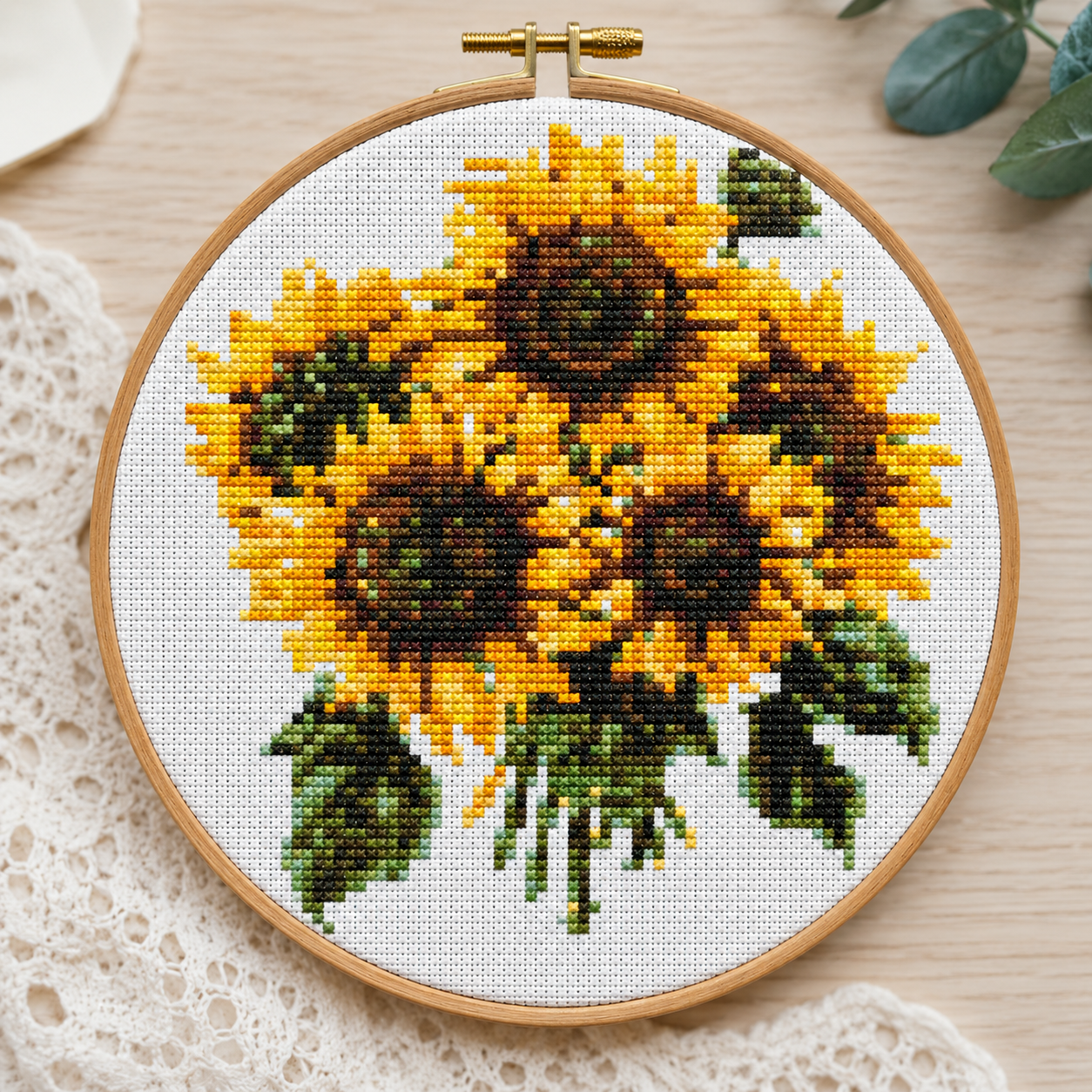 Sunflower Bouquet Cross Stitch Kit