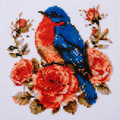 Cross Stitch Kit  – Bluebird and Roses