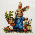 Bunny Gardener Cross Stitch Kit