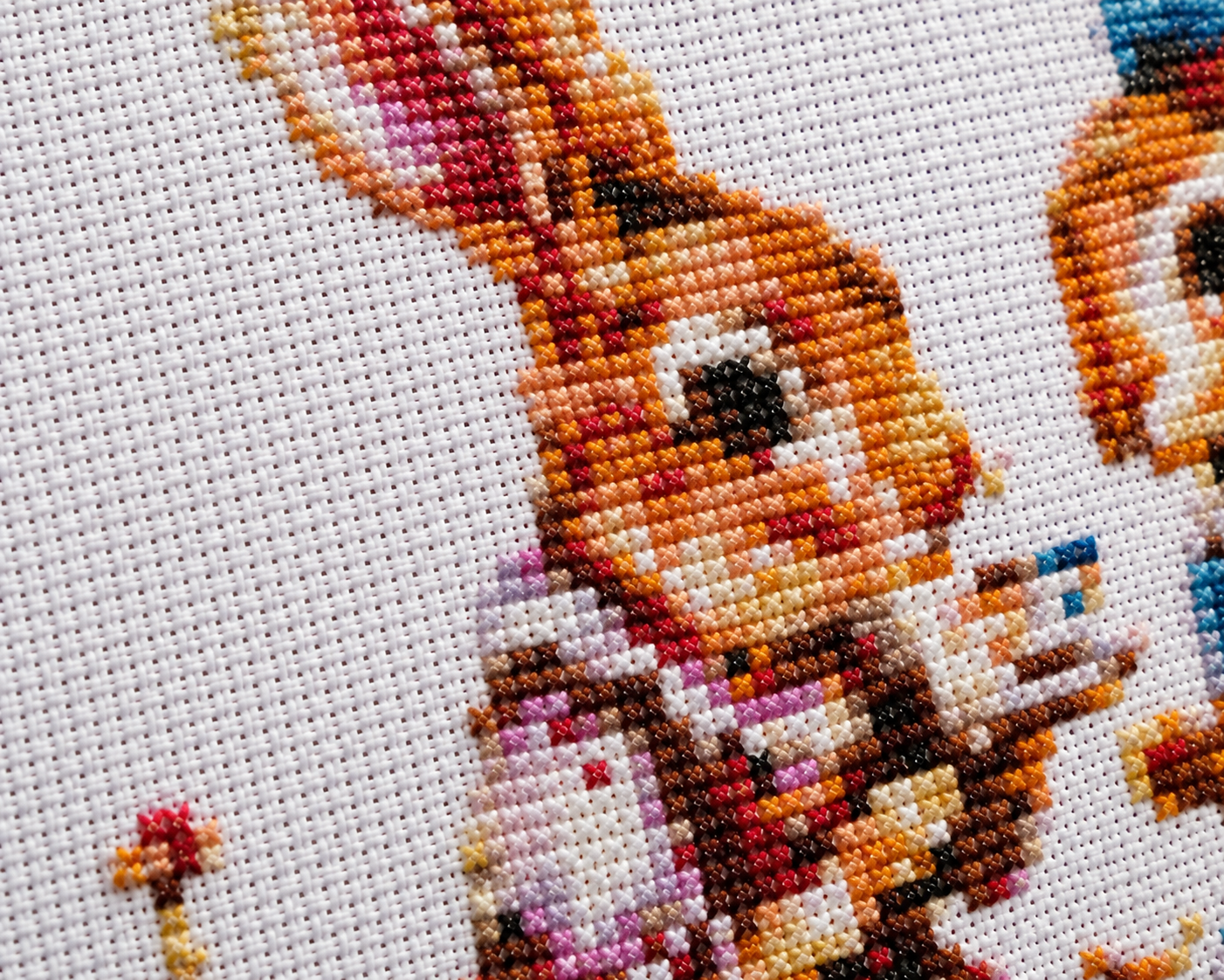 Cross Stitch Kit  – Bunny Tea Party