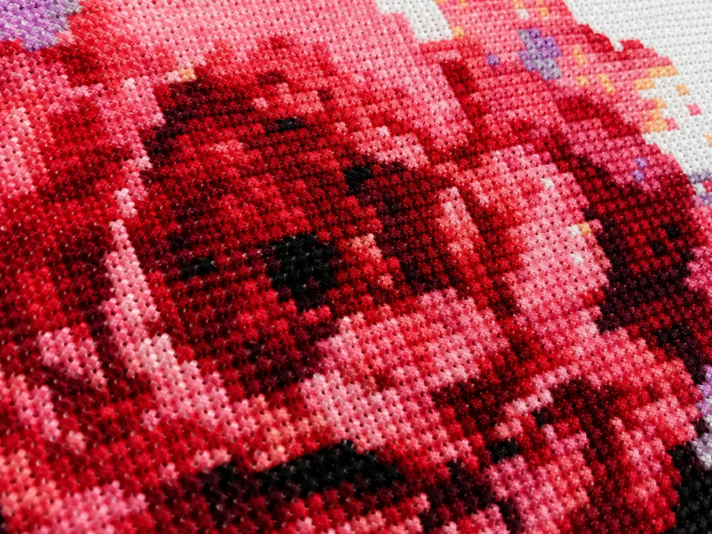Peony Blossom Lady Cross Stitch Kit