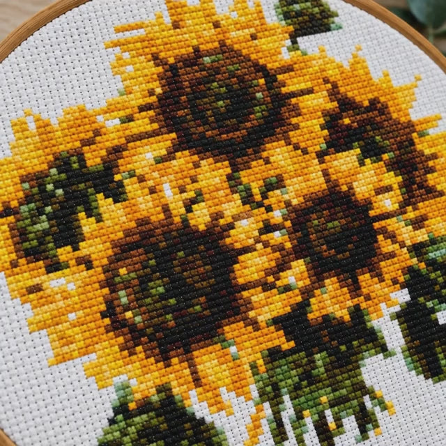 Sunflower Bouquet Cross Stitch Kit